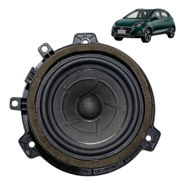 Auto Falante Porta Dianteiro Traseiro Hb20 2020 2021 2022 Preto