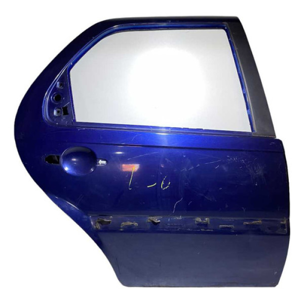 Porta Traseira Fiat Palio Fire 2008 / 2012 4 Portas Direita Traseira Direito Azul
