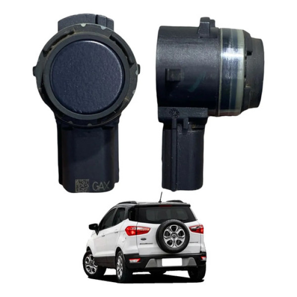 Sensor Estacionamento Ford Ecosport 2019 2020 2021 Traseiro Preto