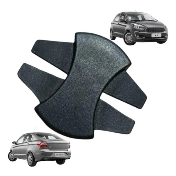 Acabamento Console Porta Copos Ford Ka 2015 2016 2017 / 2021 Preto