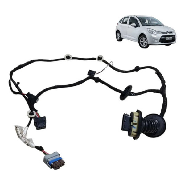 Chicote Porta Citroën C3 2013 2014 2020 Traseira Direita