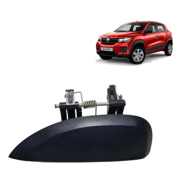 Maçaneta Externa Kwid 2018 2019 2020 2023 Dianteira Esquerda Preto Dianteira