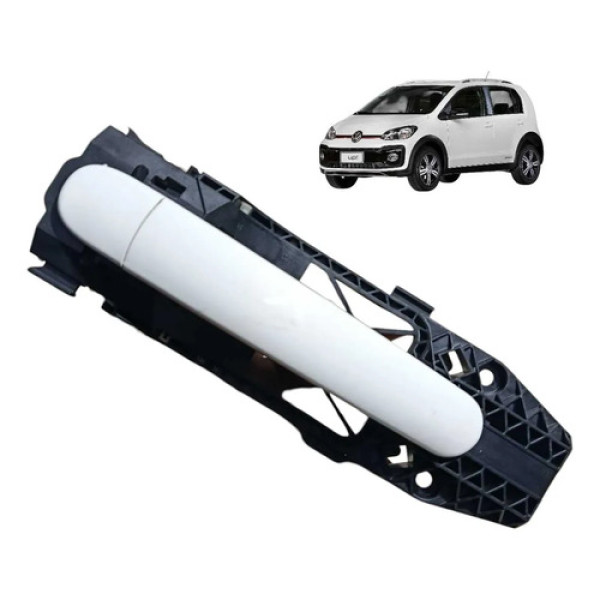Maçaneta Externa Vw Up Tsi 2015 2016 2021 Traseira Esquerda Branco Traseira