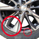Roda Avulsa Pneu Aro 17 5 Furos Gm Tracker Premier 2021 2023 Diamantada Cinza