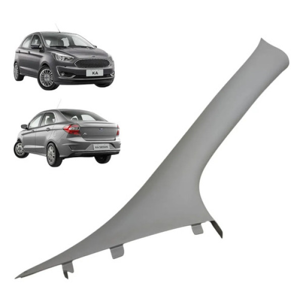 Moldura Coluna Interna Para-brisa Ford Ka 2015 /2020 Direita Cinza