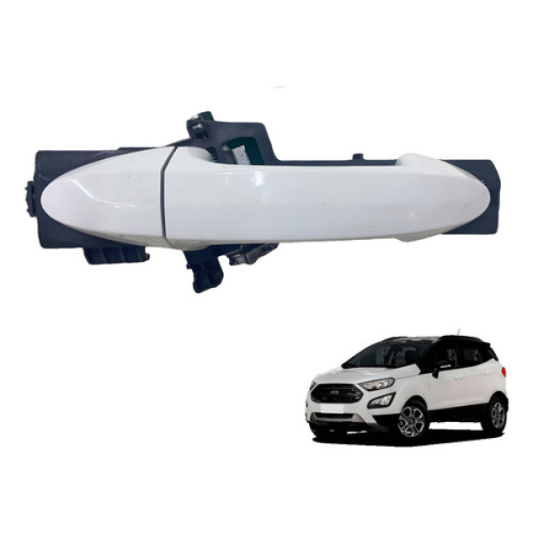 Maçaneta Externa Porta Ford Ecosport 2021 Traseira Esquerda Branco Traseira