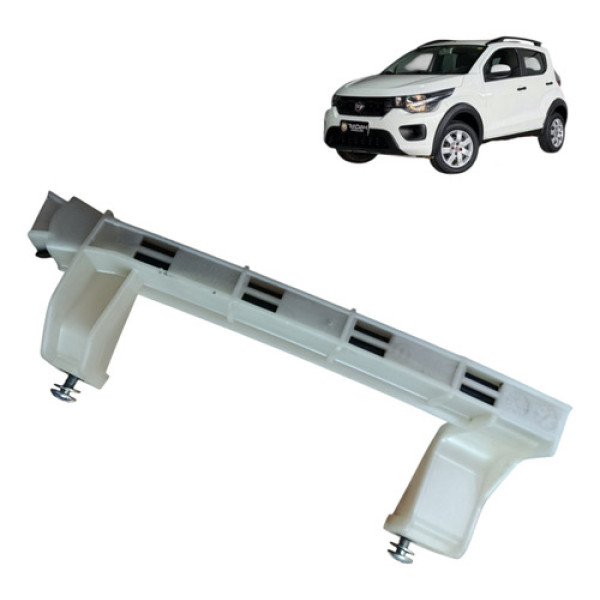 Guia Canaleta Vidro Dianteiro Direito Fiat Mobi 2017 2021 Branco