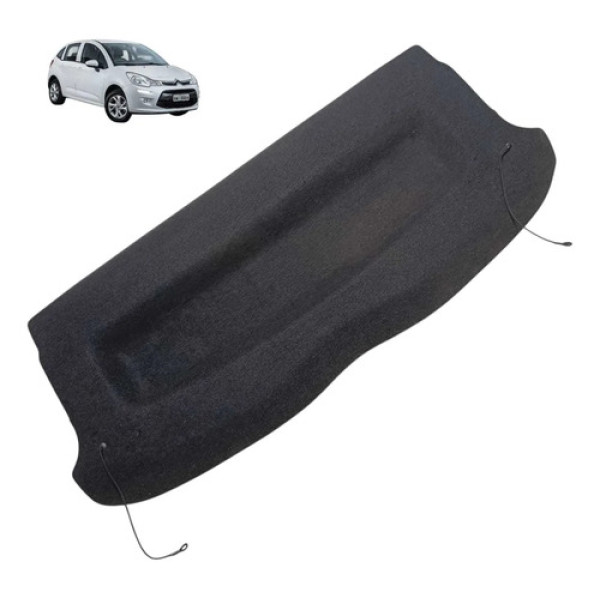 Tampão Som Bagagito Citroën C3 2013 2014 2015 2016 Preto