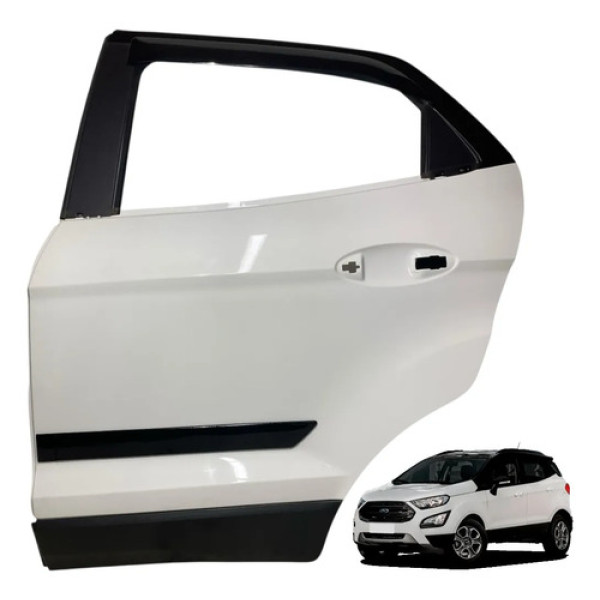 Porta Ford Ecosport 2018 2019 2020 2021 Traseira Esquerda Traseira Esquerdo Branco