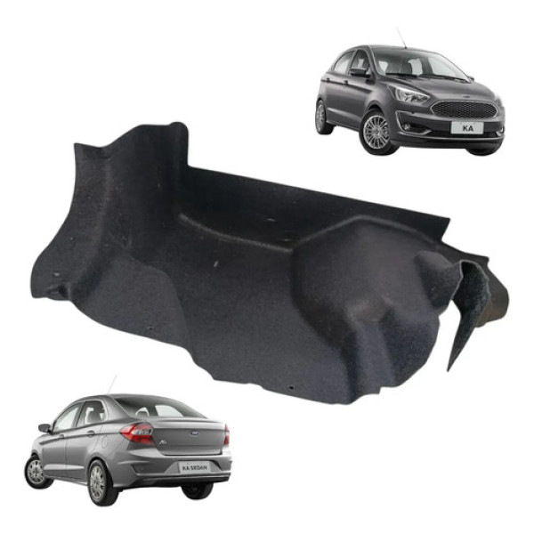 Forro Lateral Porta Malas Ford Ka Sedan 2015 / 2019 Direita
