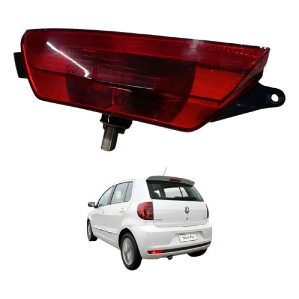 Lanterna Neblina Parachoque Fox 2013 Lado Esquerdo Detalhe Esquerdo/motorista Vermelho
