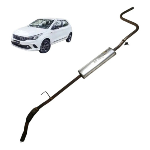 Escapamento Silencioso Intermediário Fiat Argo 2017 / 2024
