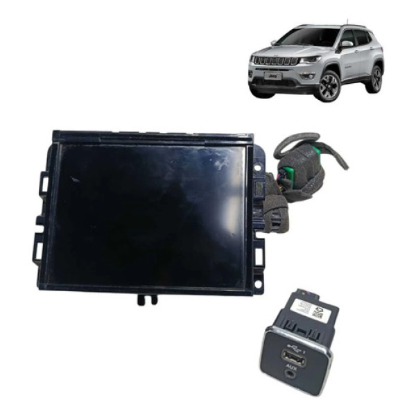 Kit Multimidea Jeep Compass Longitude 2.0 Flex Aut 2019 Cinza