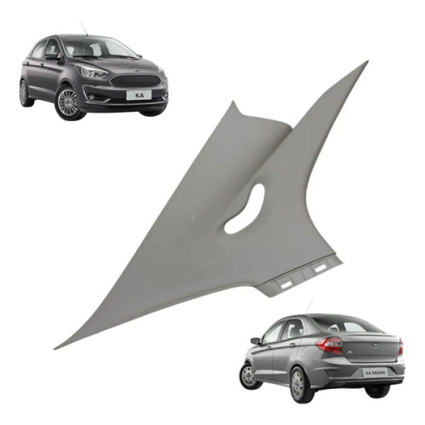 Acabamento Traseira Esquerda Ford Ka Sedan 2017 2018 2019 Bege