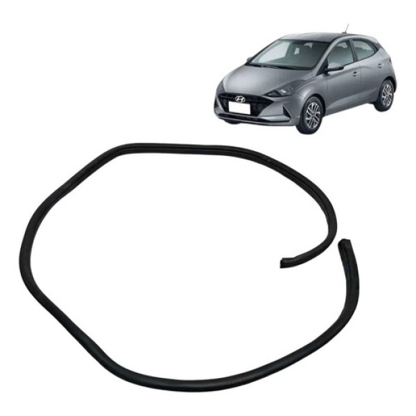 Borracha Porta Hb20 Hatch 2020 2021 2023 Traseira Direita