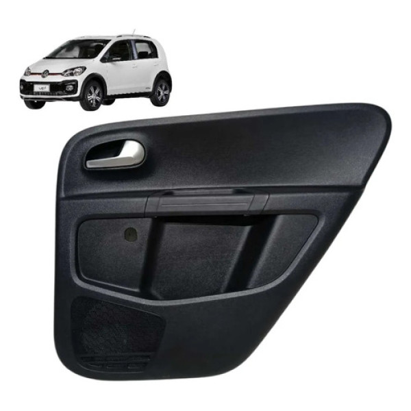 Forro Porta Vw Up Tsi 2014 2015 2016 2020 Traseira Direita Cinza-escuro