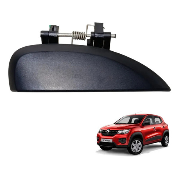 Maçaneta Externa Renault Kwid 2017 2018 20 Dianteira Direita Preto Dianteira