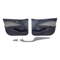 Kit Forro Porta Acabamento Painel Cinza Onix Premier 20/23