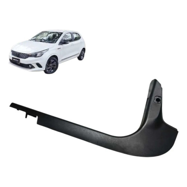 Soleira Porta Fiat Argo 2018 2019 2020 2021 / 2023 Esquerda Preto