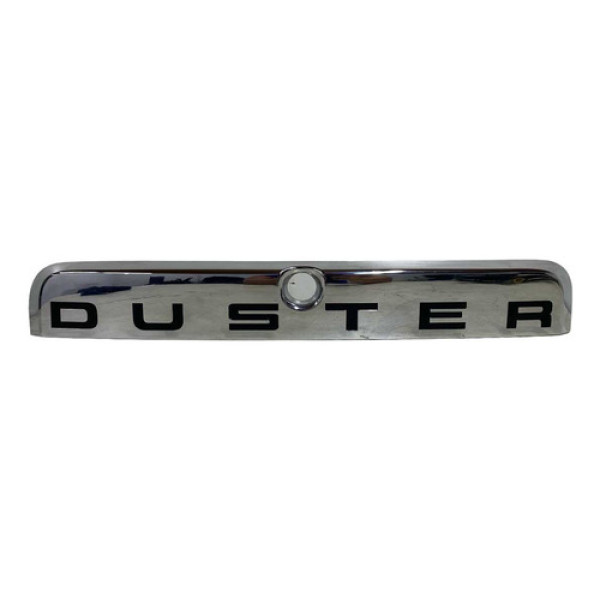 Acabamento Moldura Tampa Traseira Duster 2012 2013 2014 2015 Prata