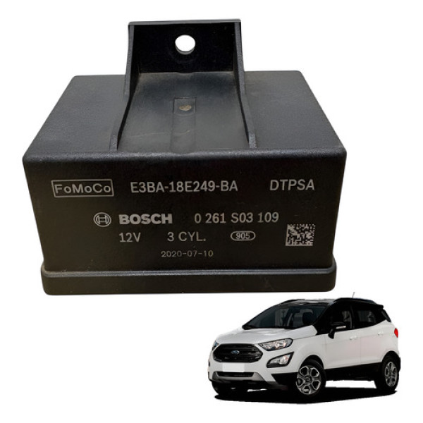 Módulo Relé Ventoinha Ford Ecosport 2019 2020 2021 Preto