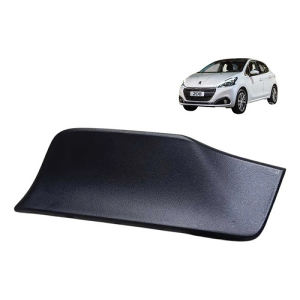 Moldura Interna Retrovisor Peugeot 208 2013 2020 Direita Preto
