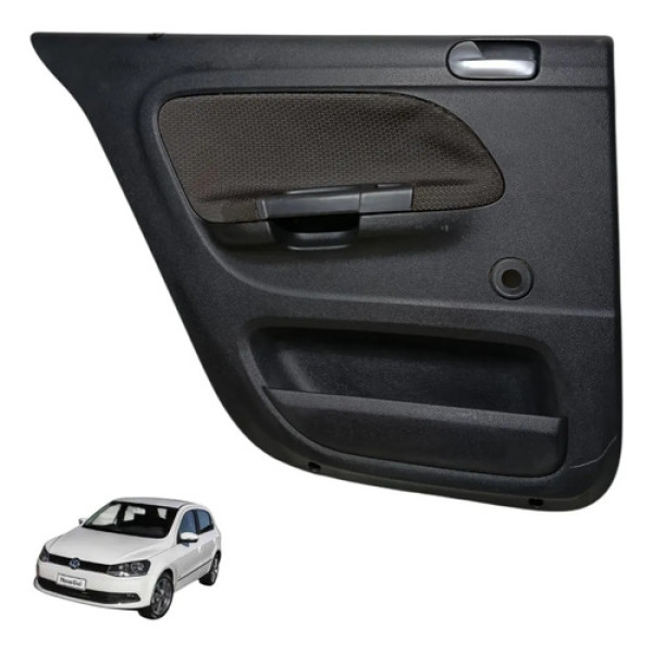 Forro Porta Vw Gol 2009 2010 2011 2018 Traseira Esquerda Cinza-escuro