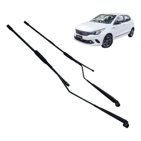 Par Braço Limpador Para-brisa Fiat Argo Cronos 2017 / 2024 Direito