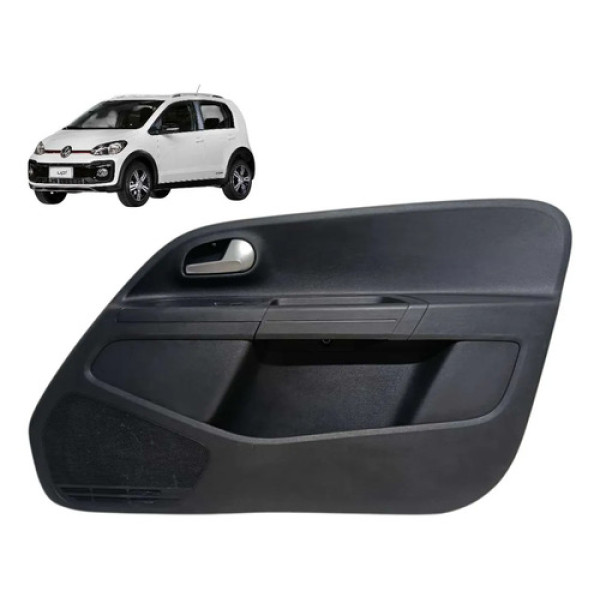 Forro Porta Vw Up Tsi 2014 2015 2016 2020 Dianteira Direita Cinza-escuro