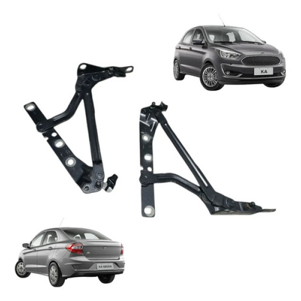 Par Dobradiça Tampa Porta Malas Ford Ka Sedan 2015 A 2021