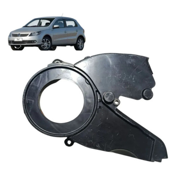 Capa Inferior Correia Dentada Vw Gol G5 G6 2005 2006 / 2015 Preto