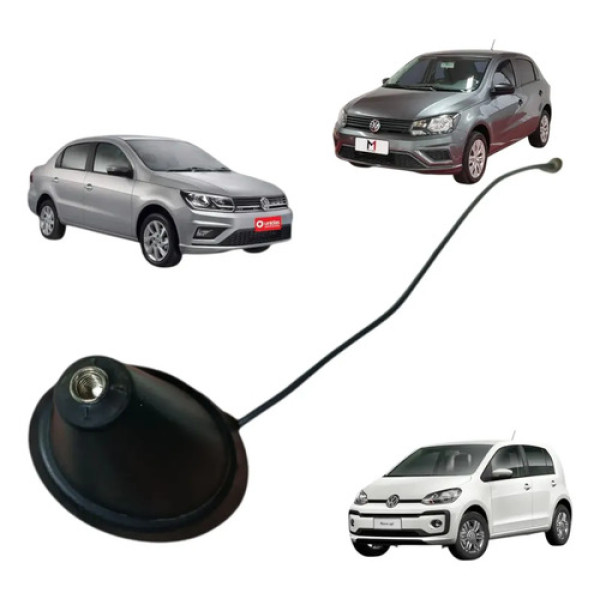 Base Antena Teto Volkswagen Up Gol Voyage 2018 2019 2020 Preto