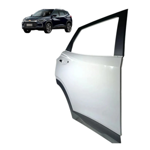 Porta Traseira Chevrolet Tracker 2021/2025 Lado Direito Traseira Passageiro Branco