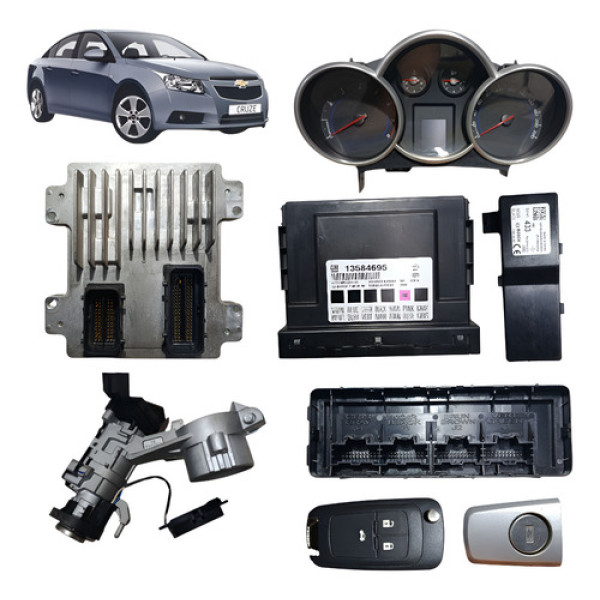 Kit Code Módulo Injeção Cruze Sd 1.8 Lt Automático 2012 2013