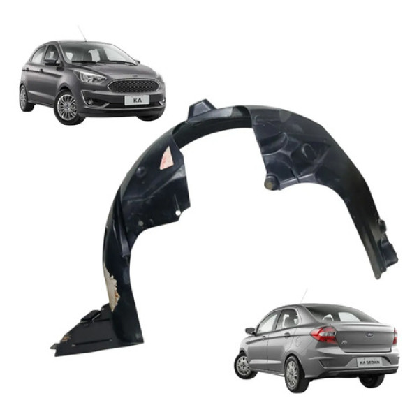 Protetor Para-barro Dianteiro Ford Ka 2014 Até 2021