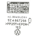 Acabamento Coluna Central Direita Vw Crossfox 2004 2005 2008