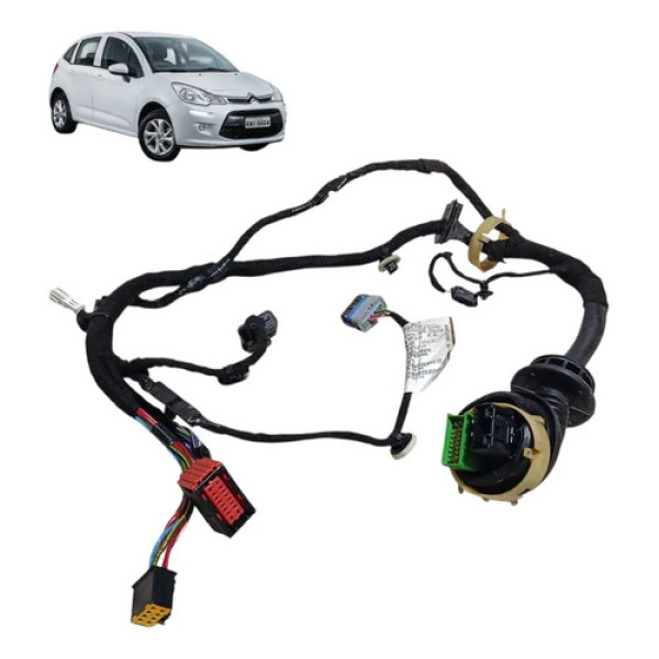 Chicote Porta Citroën C3 2013 2014 2016 Dianteira Esquerda