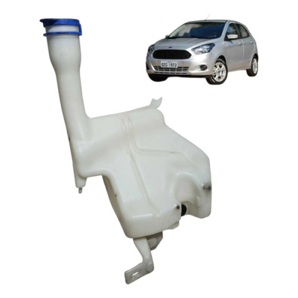 Reservatório Limpador Para-brisa  Ford Ka 2015 2016 2021 Branco