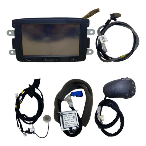 Kit Multimídia Renault Duster 2012 2013 2014 2015 Preto