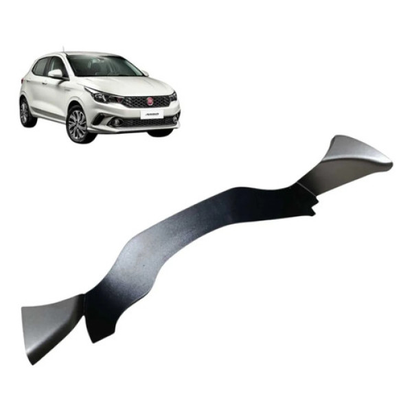 Acabamento Painel Central Fiat Argo Cronos 2018 2019 2023 Branco Liso
