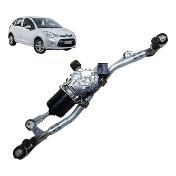 Máquina Limpador Para-brisa Citroën C3 2012 2021 Dianteira