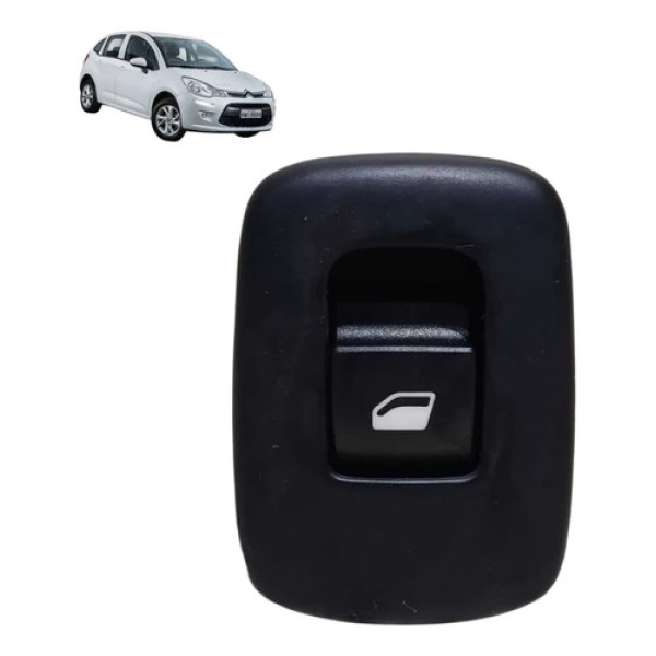 Botão Vidro Elétrico Citroën C3 2011 2018 Traseira Direita