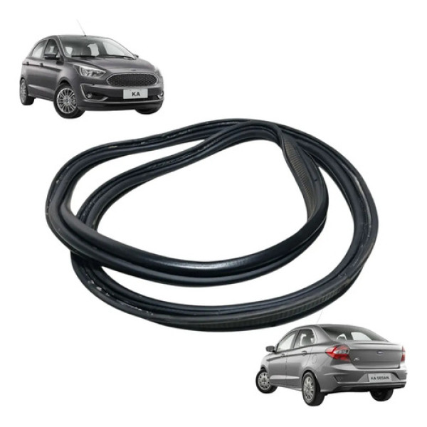 Borracha Vedação Porta Malas Ford Ka Sedan 2015 2016 / 2019