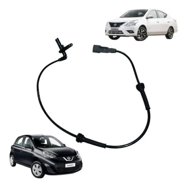 Sensor Roda Nissan Versa March 2015 / 2020 Traseira Esquerda