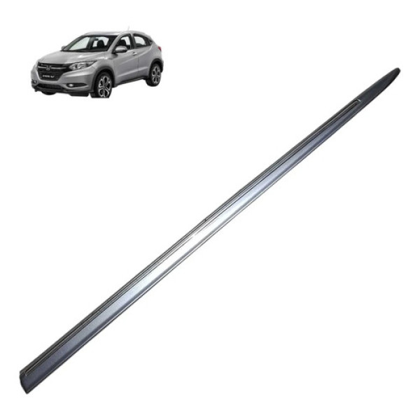 Friso Porta Honda Hr-v 2016 2017 2018 2021 Dianteira Direita Cinza