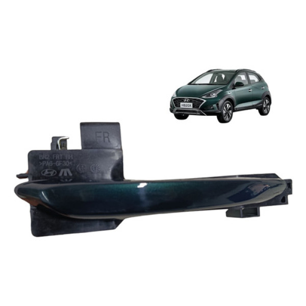 Maçaneta Externa Dianteira Direita Hyundai Hb20 2020 2022 Prata Dianteira
