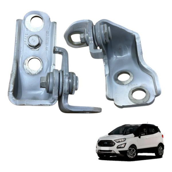 Par Dobradiça Porta Ford Ecosport 2021 Dianteira Esquerda
