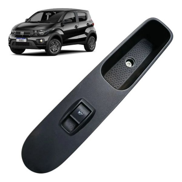 Botão Interruptor Vidro Fiat Mobi 2017/2023 Lado Direito