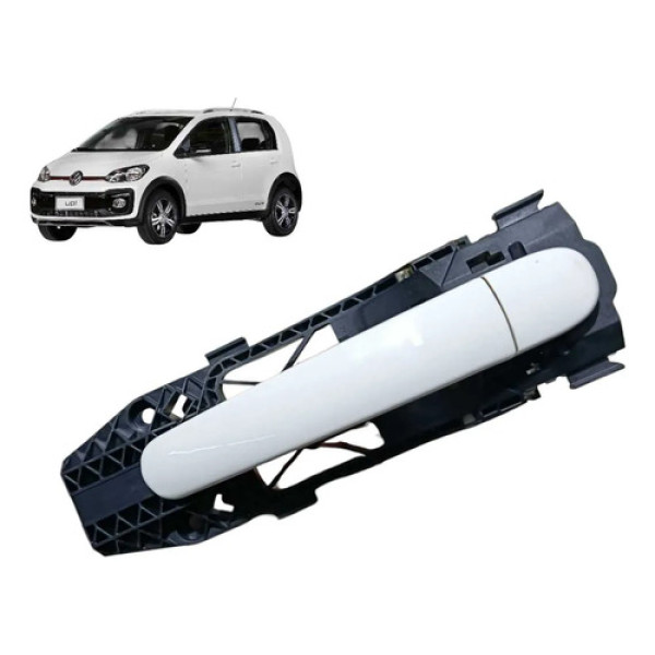 Maçaneta Externa Vw Up Tsi 2014 2015 2021 Traseira Direita Branco Traseira