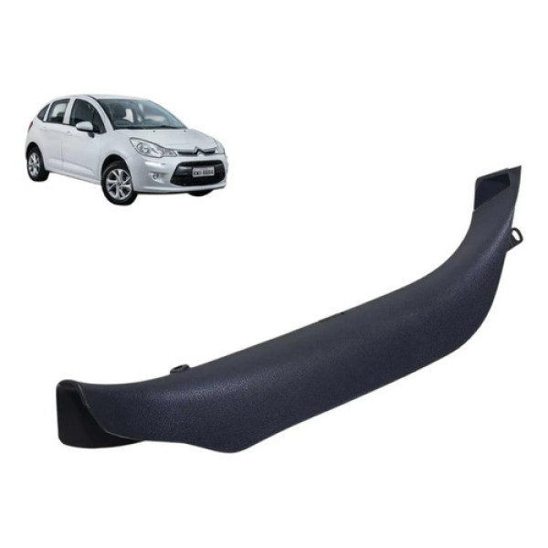 Acabamento Interno Tampa Traseira Citroën C3 2015 Esquerda Preto